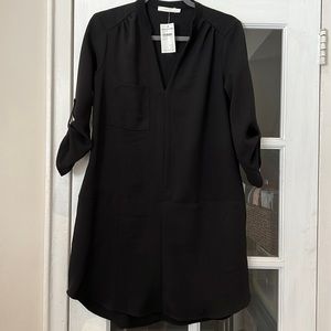 Lush Black Shirt Shift Dress- NWT
